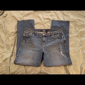 Apt. 9 Distressed Blue Jeans